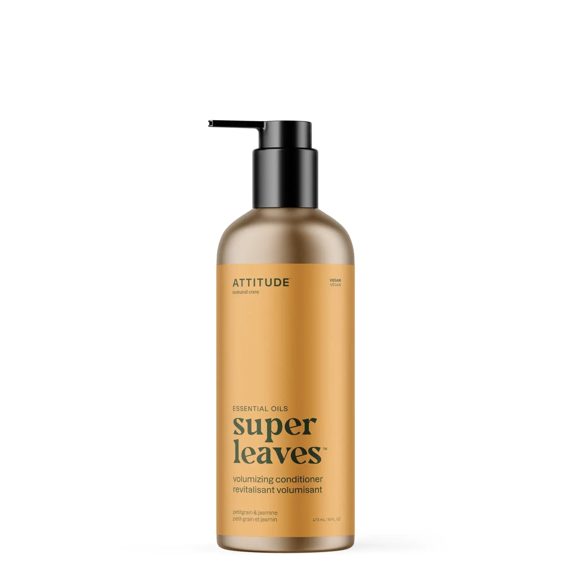 Attitude - Super leaves - Revitalisant  volumisant - Petit-grain et jasmin 473ml