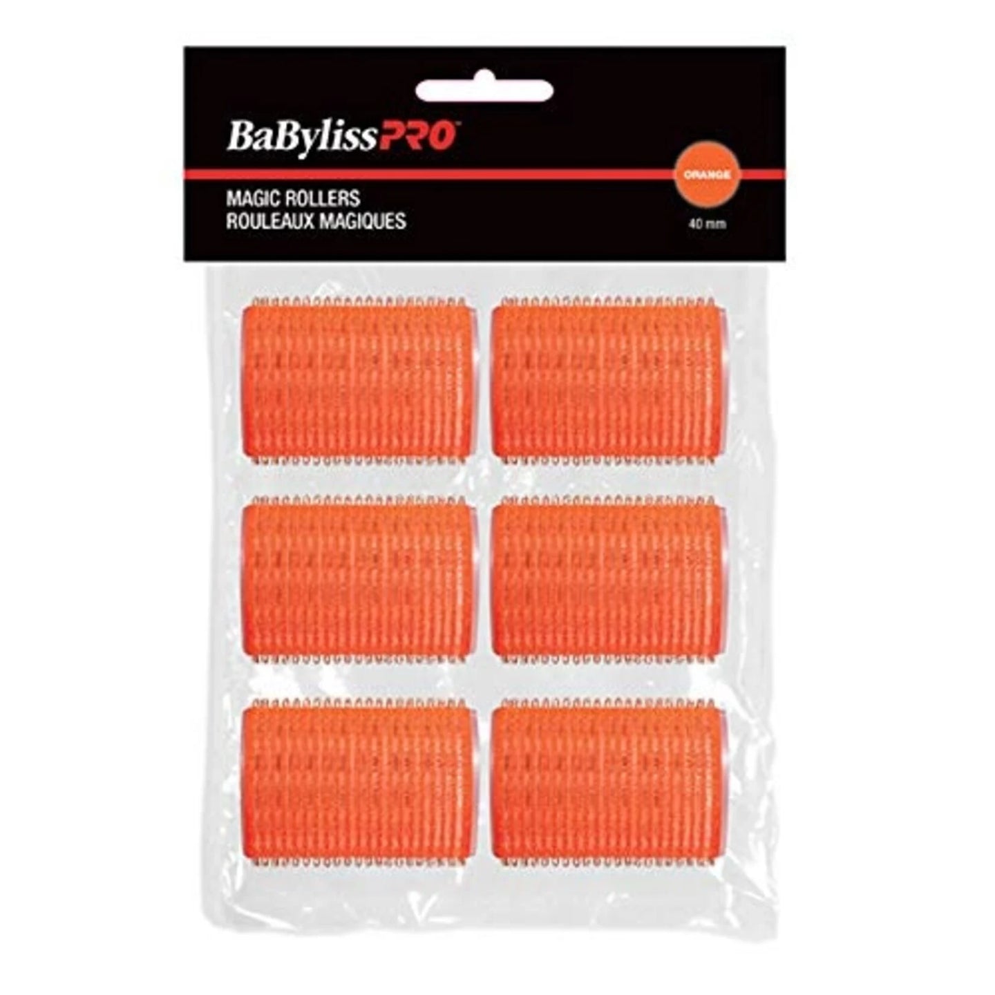 BabylissPro - Rouleaux velcro orange 40mm