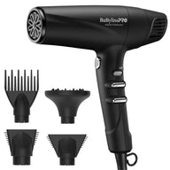 BabylissPro - Séchoir Nano Titanium - Technologie double ionique Noir