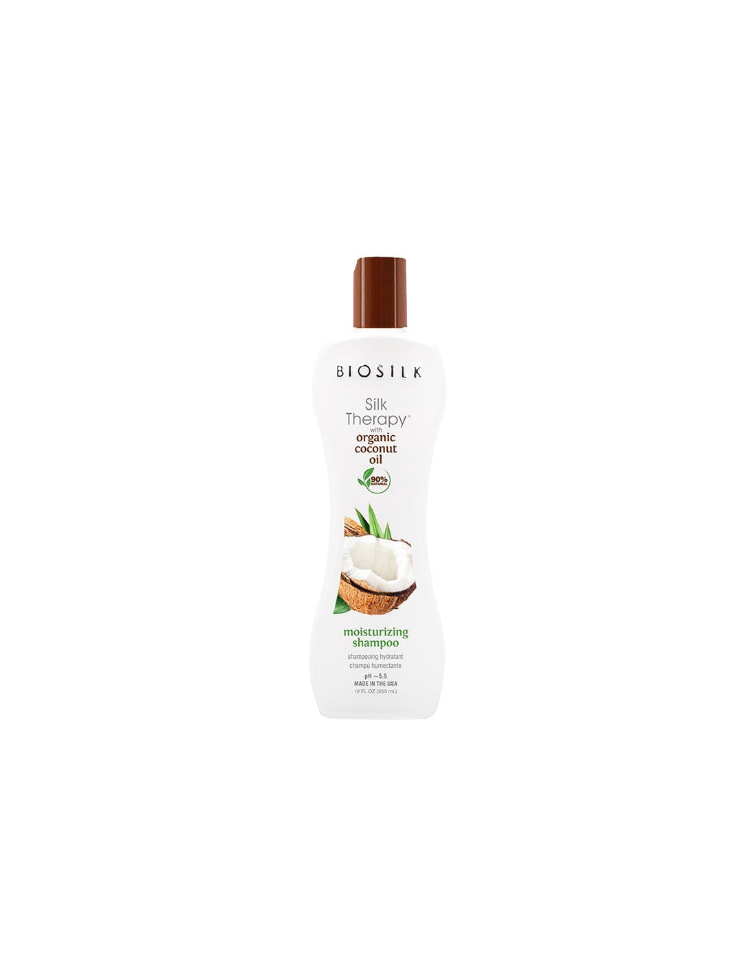 Biosilk - Shampooing hydratant natural coconut oil 355ml