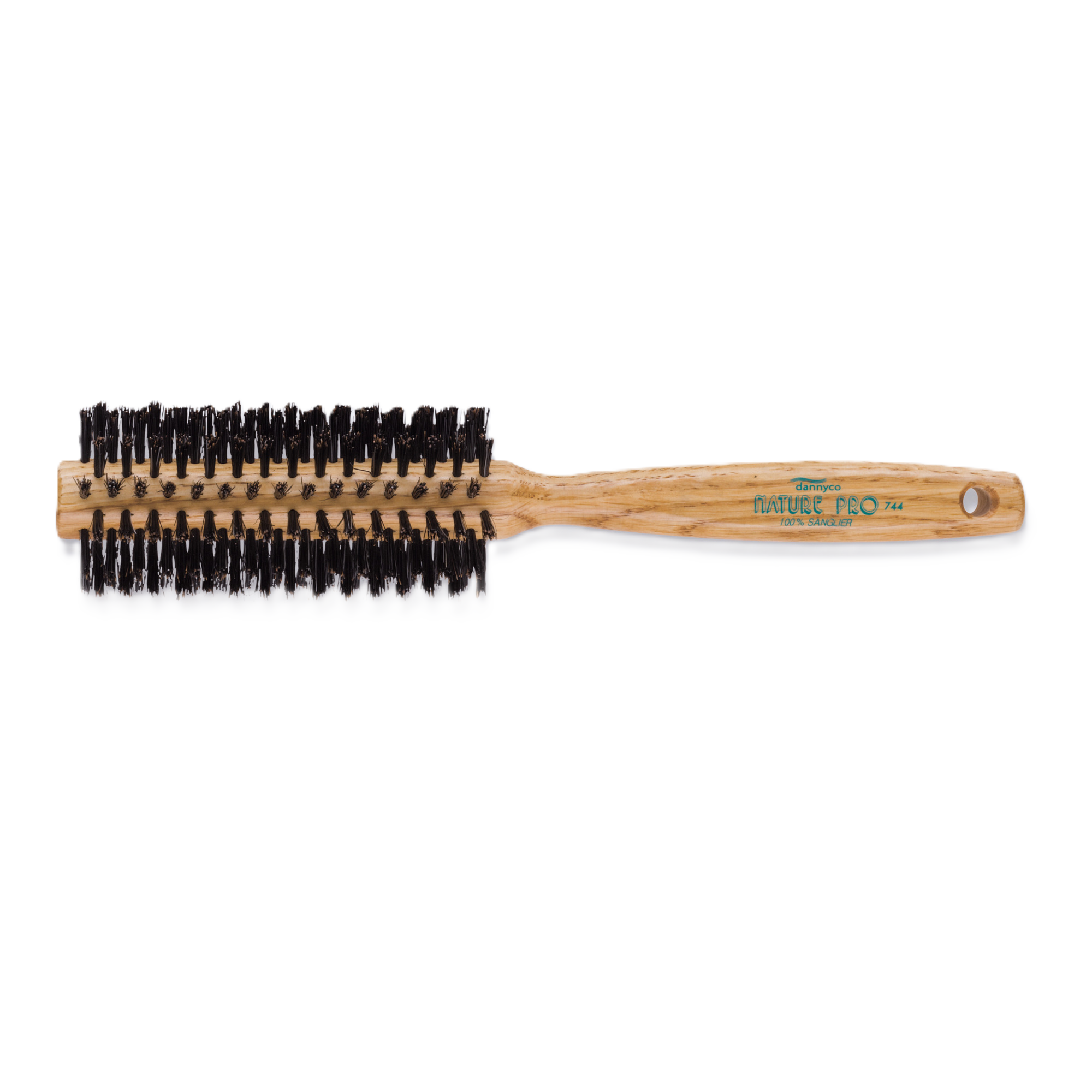 Dannyco - Brosse en bois à poils de sanglier 743C (Moyenne)