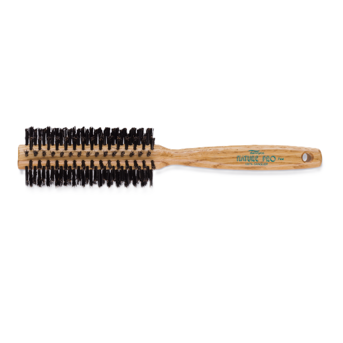 Dannyco - Brosse en bois à poils de sanglier 743C (Moyenne)