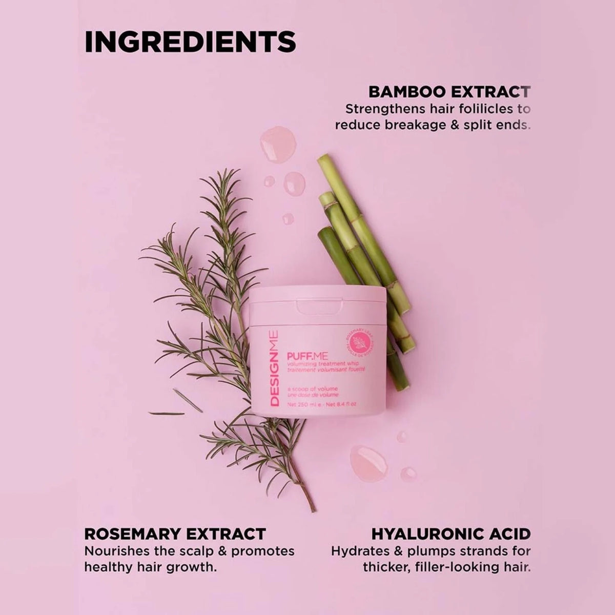 Design.Me - Puff.Me - Traitement volumisant fouetté 90ml