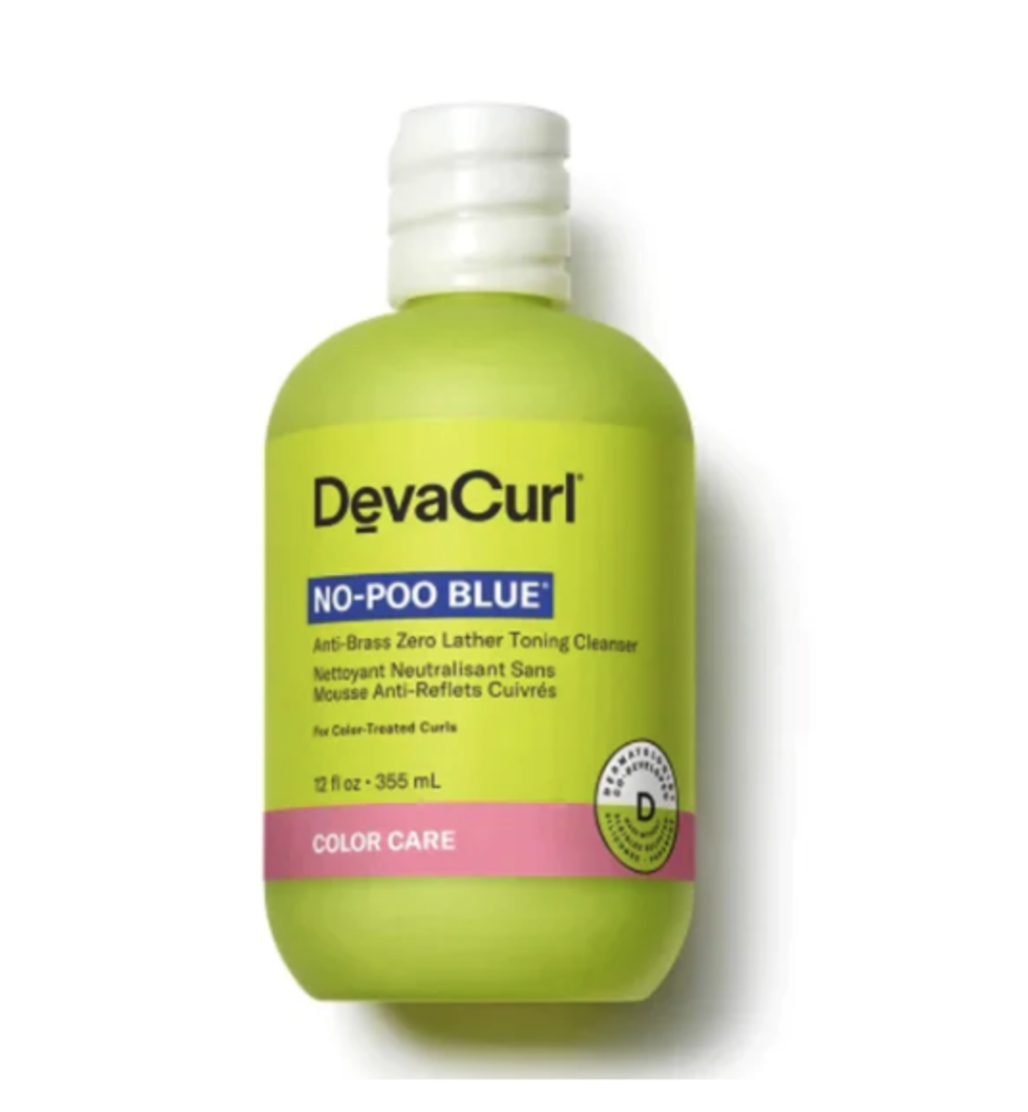 DevaCurl - No-Poo Blue - Anti-Brass Zero Lather Toning Cleanser 355ml