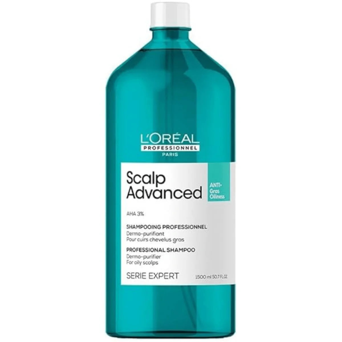 L'Oréal - Scalp Advanced - Anti-oiliness Dermo-purifier Shampoo 1500ml
