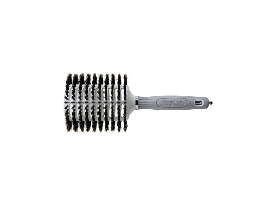 Olivia Garden - Ceramic + ion - Brosse Turbo Vent Oval Twin  - Large