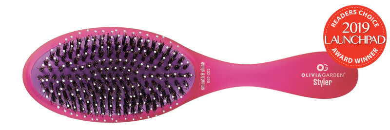 Olivia Garden - Detangler - Brosse pour cheveux fins à moyens - Rose