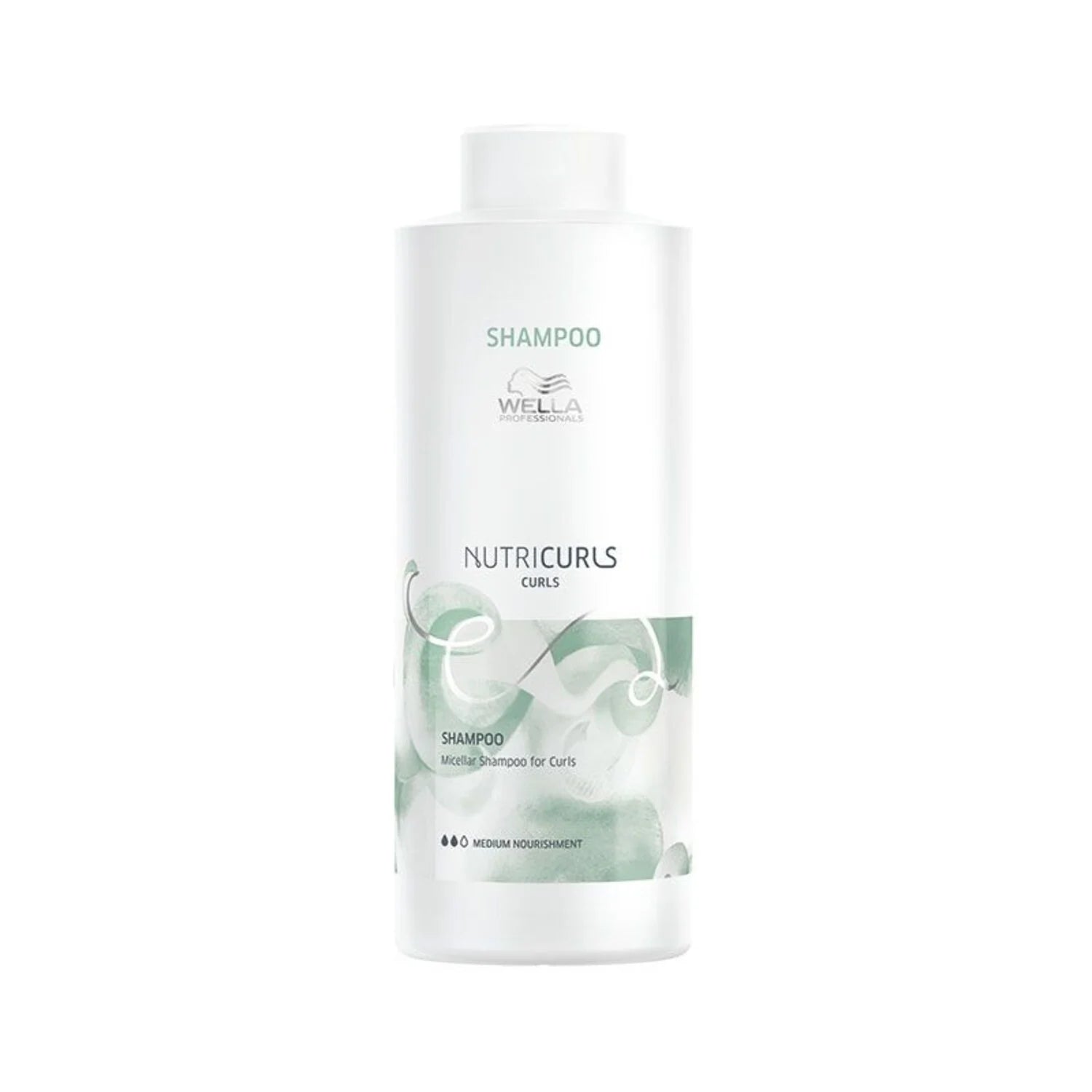 Wella - Nutri Curls - Shampooing micellaire pour cheveux bouclés 1 litre