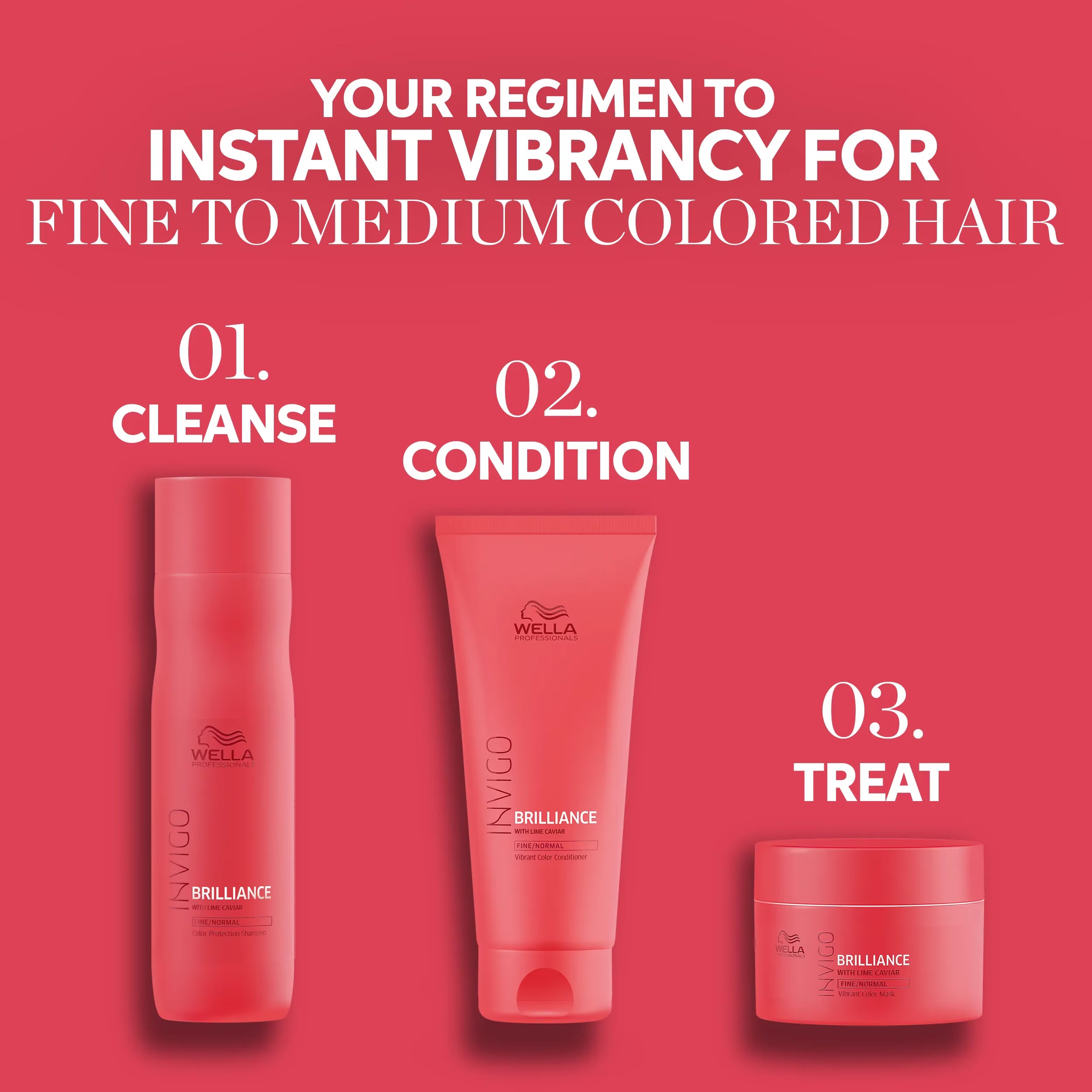 Wella - INVIGO - Brilliance cheveux fin - Ensemble cadeau