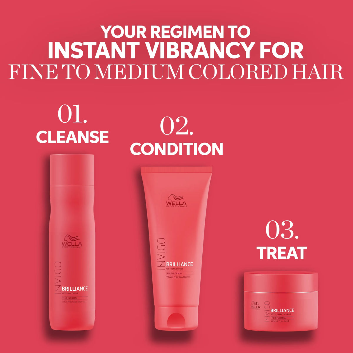 Wella - INVIGO - Brilliance cheveux fin - Ensemble cadeau