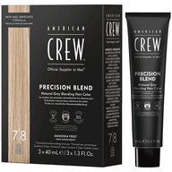 American Crew - Precision blend coloration 7/8 naturel moyen 3x40ml