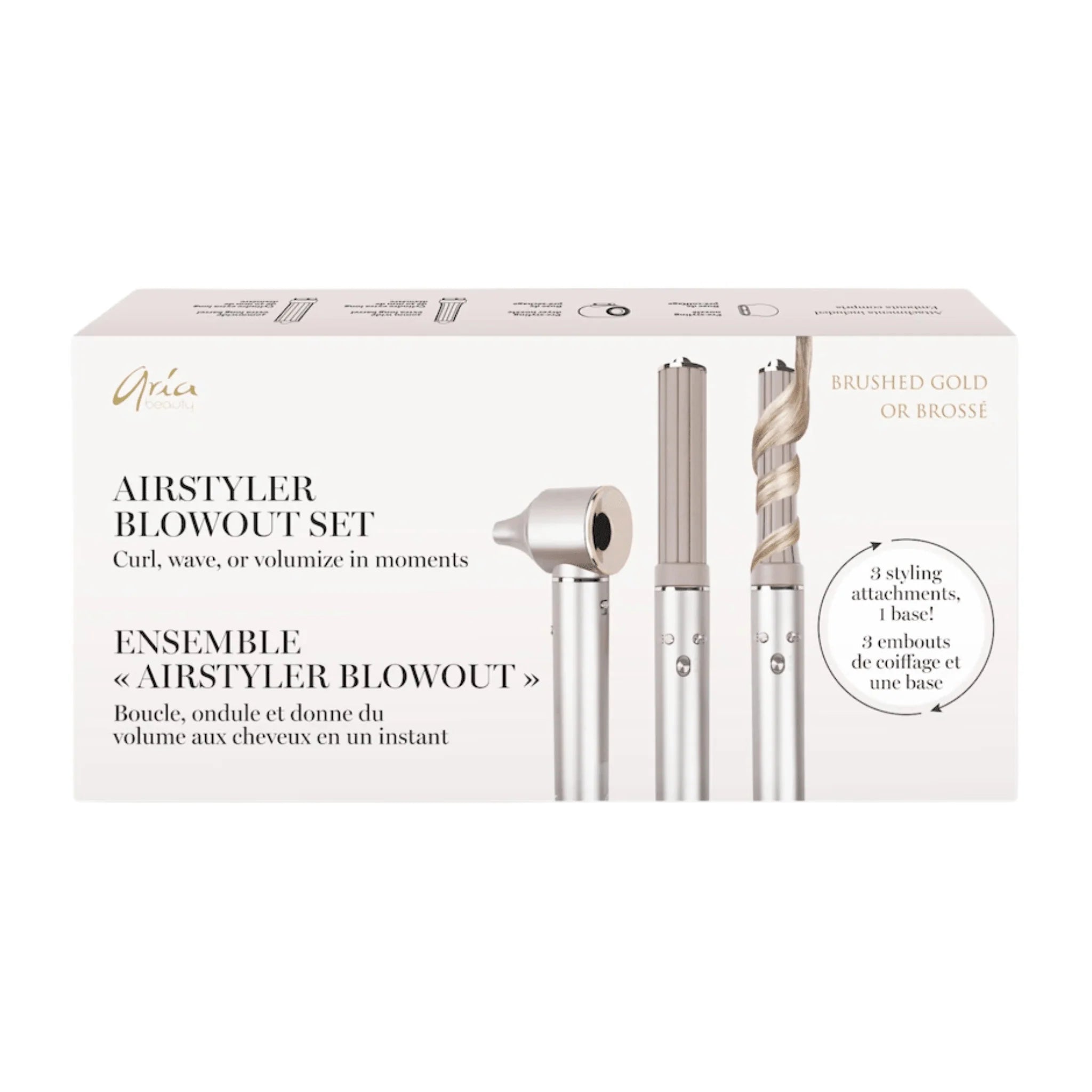 Aria - Ensemble séchoir multicoiffant - Rose gold