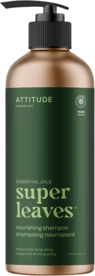 Attitude - Super leaves - Nourishing shampoo - Bergamot and ylang ylang 473ml