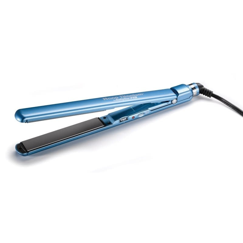 BabylissPro - Nano-Titanium & Ceramic Flat Iron - Ultra-thin 1'' Extended Plate