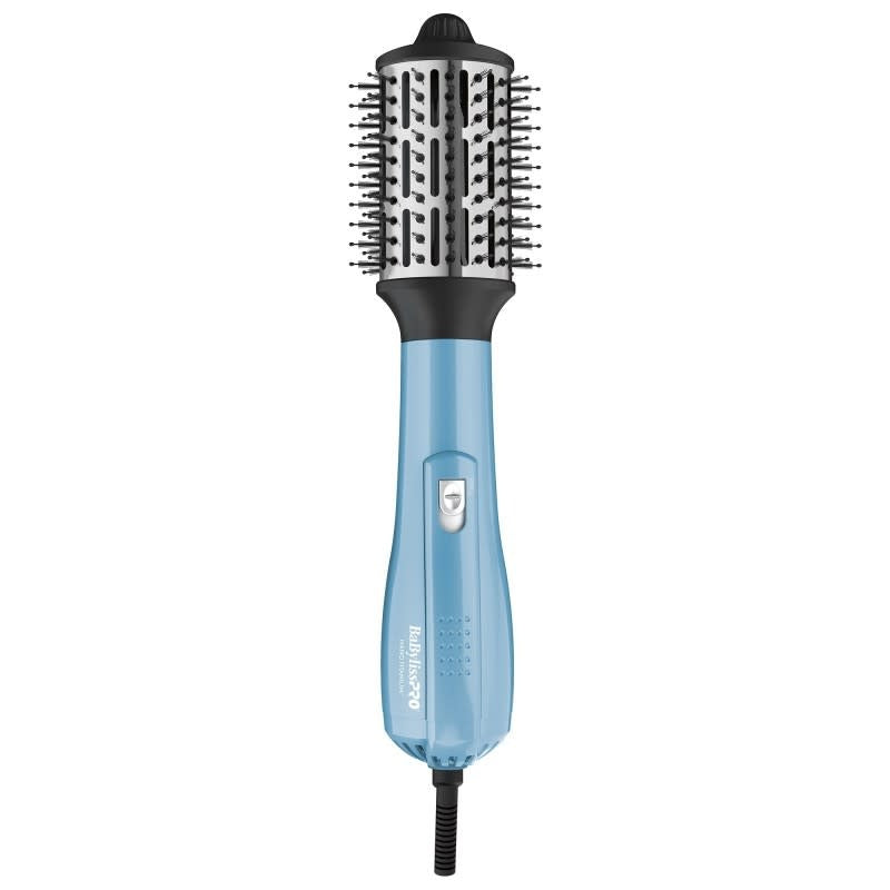BabylissPro - Nano Titanium - Brosse ionique ovale à air chaud 2.5 Po
