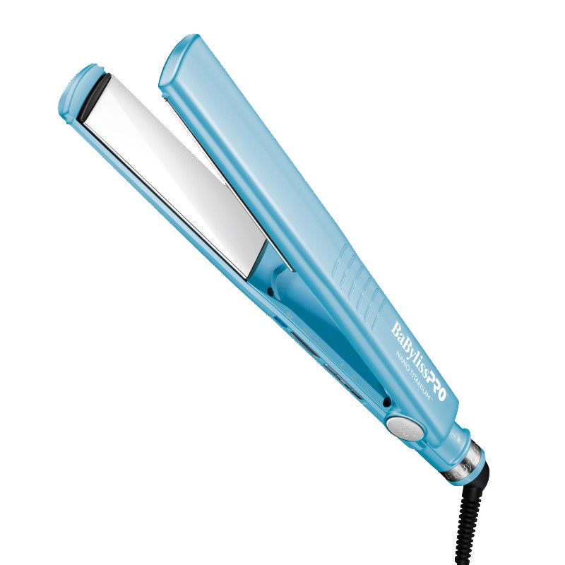 BaBylissPro - Blue Nano Titanium Ionic Flat Iron 1 1/4"