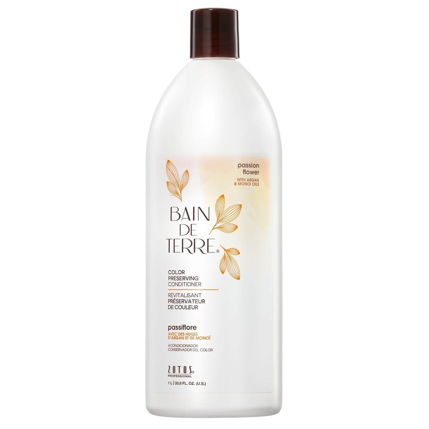 Bain De Terre - Passion Flower - Revitalisant préservateur de couleur 1L
