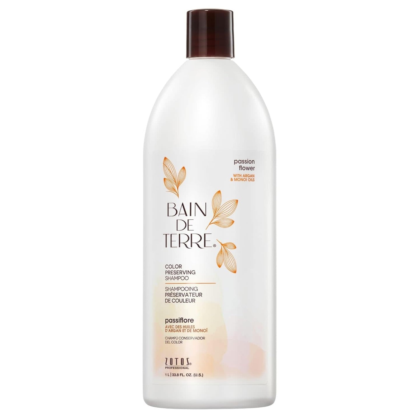 Bain de Terre - Passion Flower - Shampooing préservateur de couleur 1L
