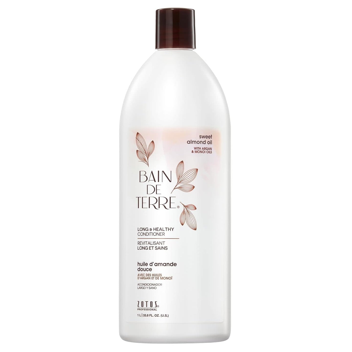 Bain De Terre - Sweet Almond Oil - Revitalisant longs & sains 1L