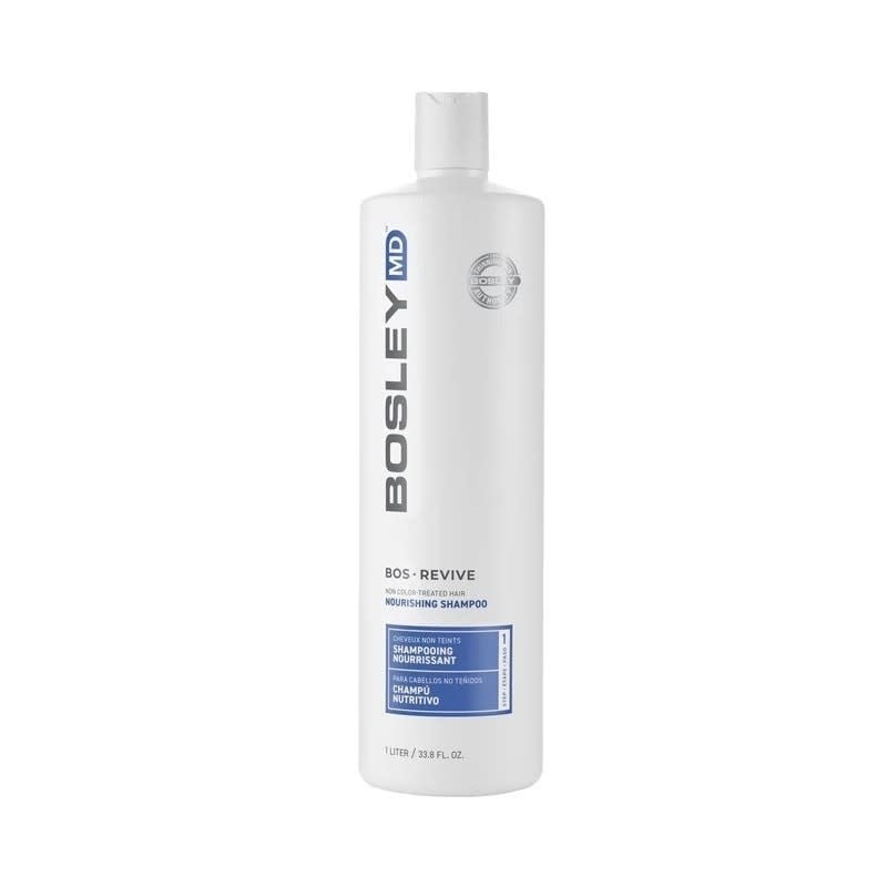 Bosley MD - Bleu - Bosrevive - Shampooing nourrissant pour cheveux clairsemés non colorés 1L