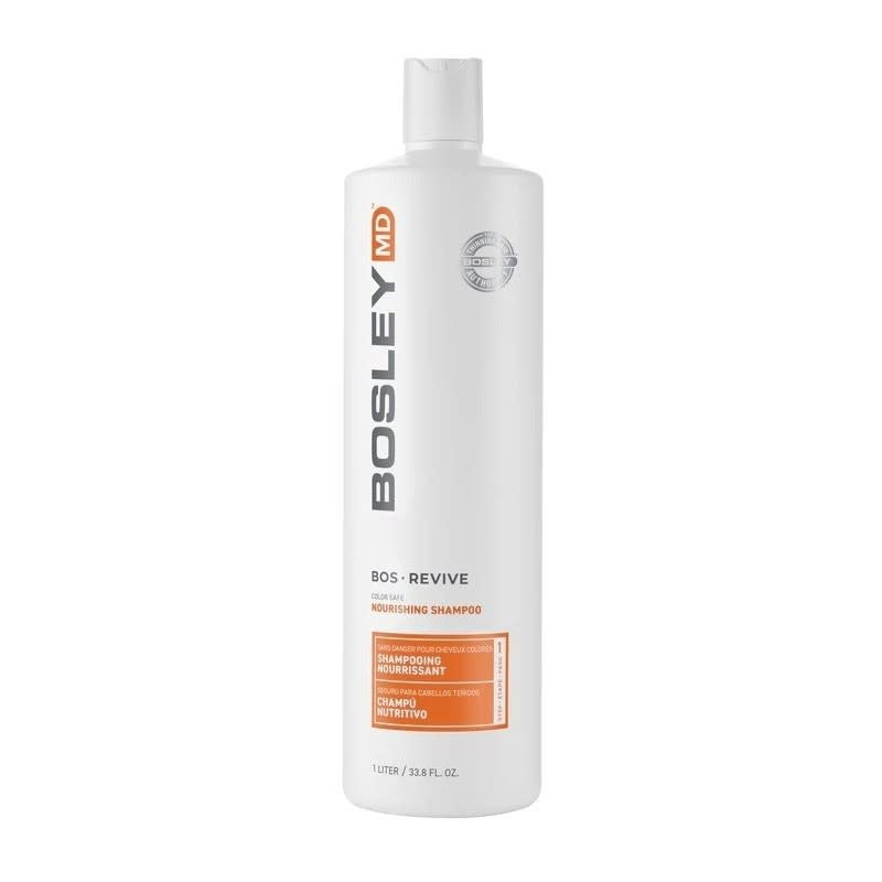 Bosley MD - Orange - Bosrevive - Shampooing nOurrissant pour cheveux  clairsemés colorés 1L