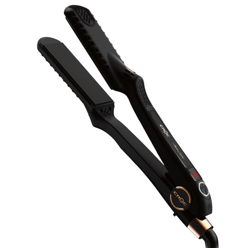 CROC - Masters Collection - 1-1/2in Black Titanium Flat Iron