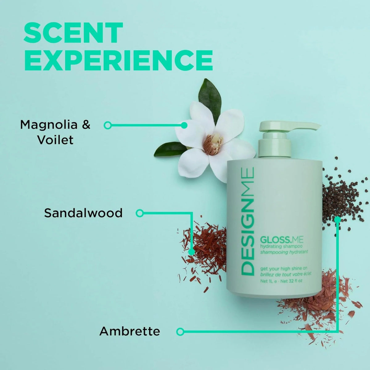 Design.Me - Gloss.Me Shampooing Hydratant 1L