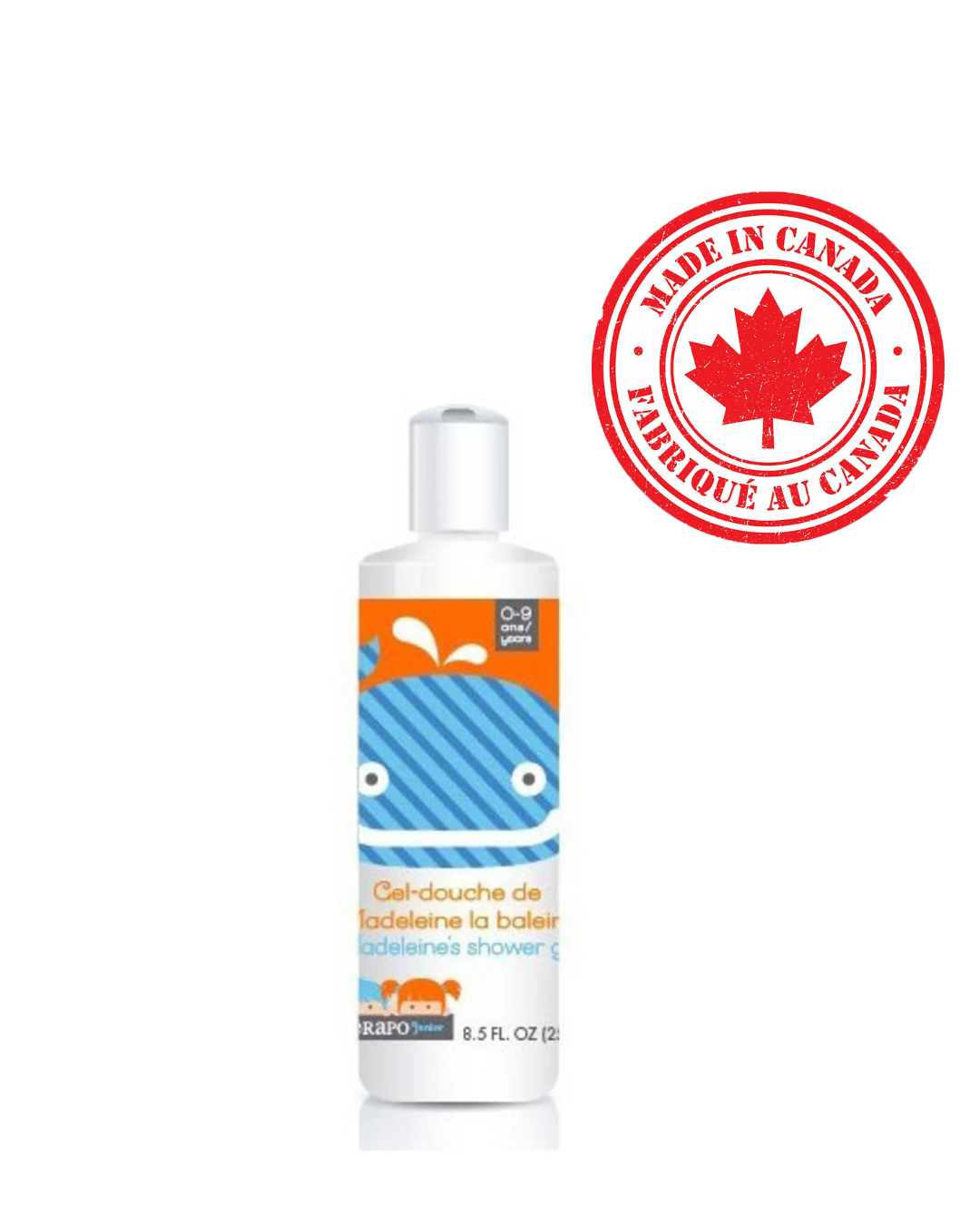 Térapo Junior - Madeleine La Baleine - Gel Douche Pour Enfant 250ml