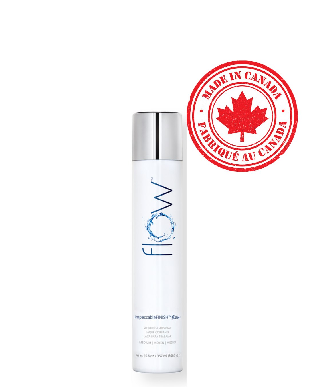 Flow - Impeccable Finish - Spray Tenue Moyenne 357ml