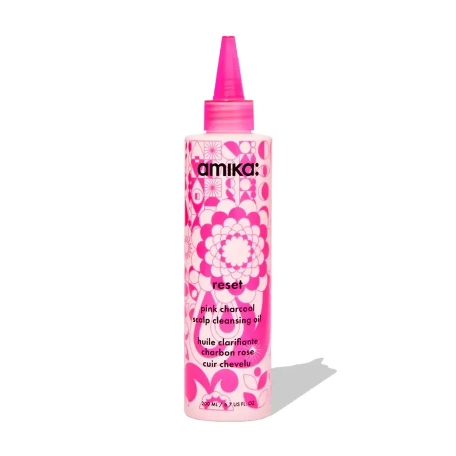 Amika: - Reset - Pink Charcoal Scalp Cleansing Oil 200ml