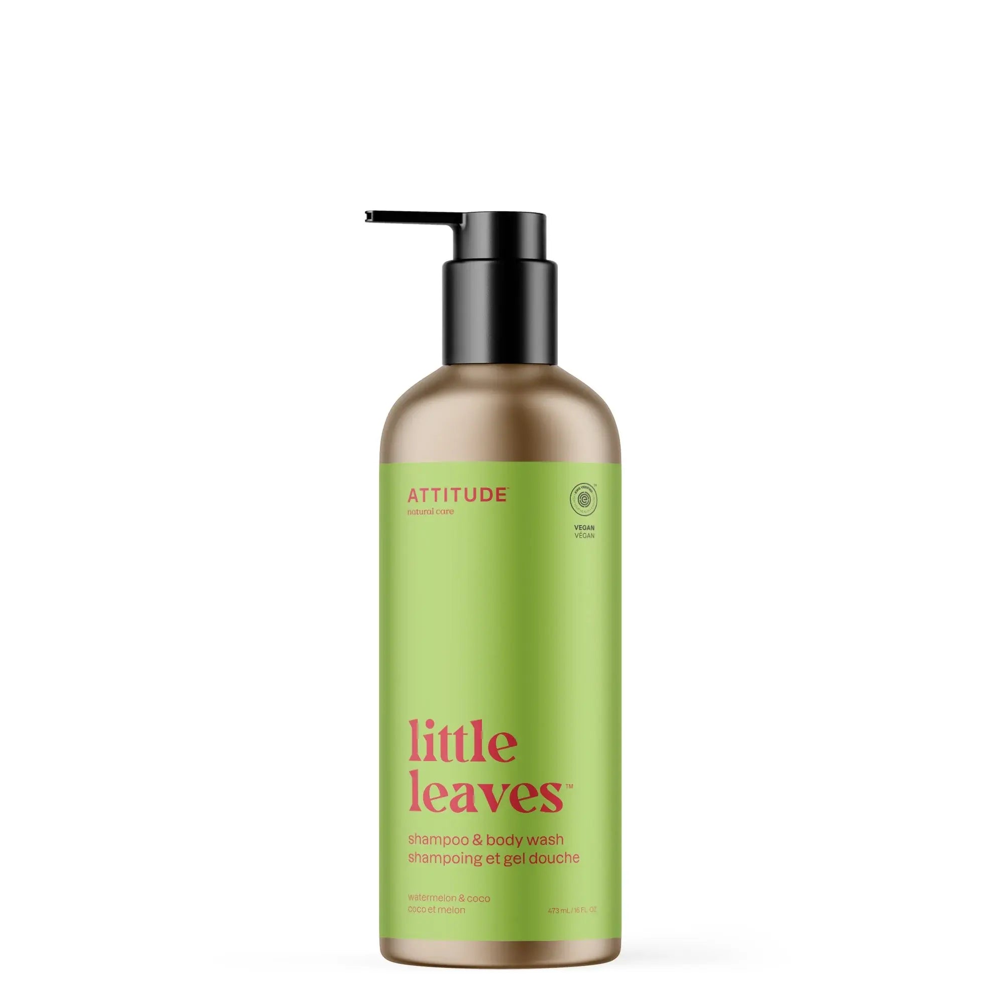 Attitude - Shampoing et savon corps 2en1 - Coco melon 473ml