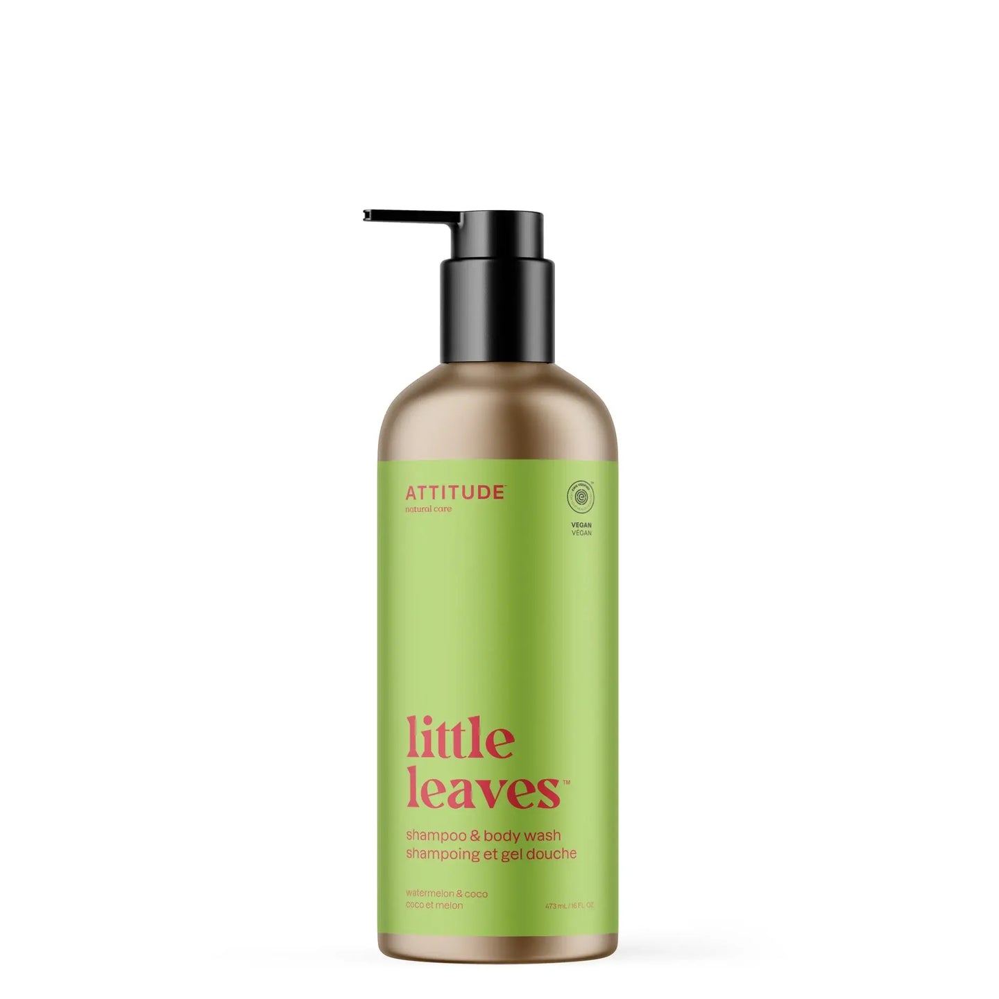 Attitude - Shampoing et savon corps 2en1 - Coco melon 473ml