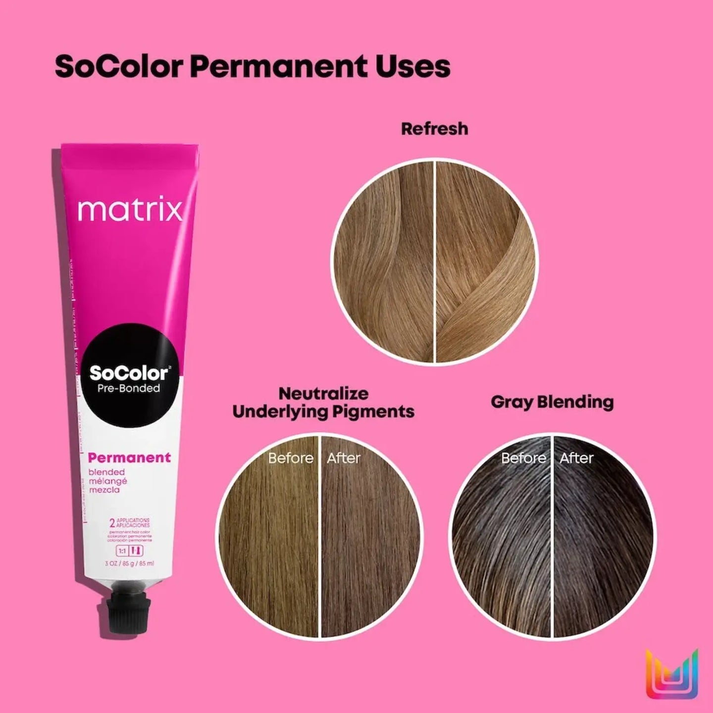 Matrix - SoColor pre-bonded - Coloration permanante 85ml