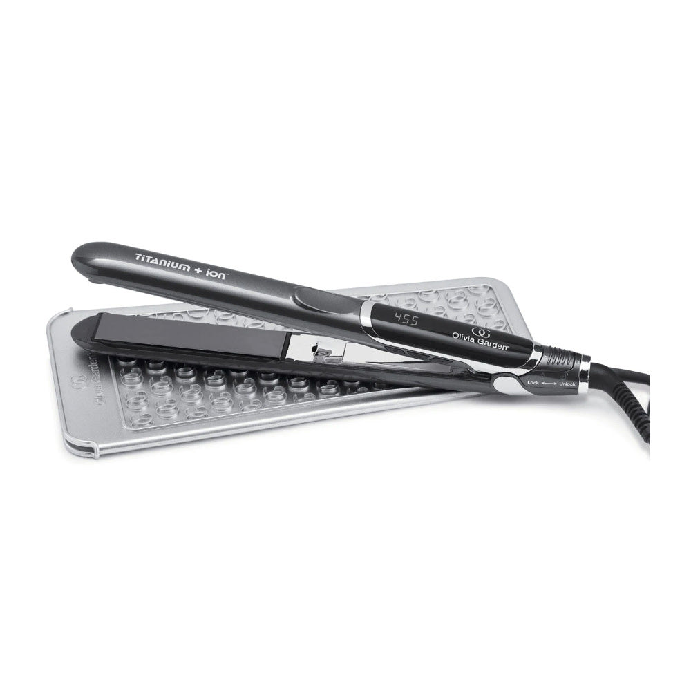 Olivia Garden - High-Performance Titanium Ion Flat Iron 1 inch