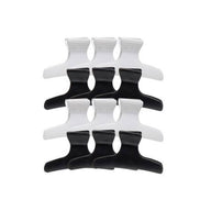 EPC - Pinces à mâchoires en plastique noir et blanche 12pcs