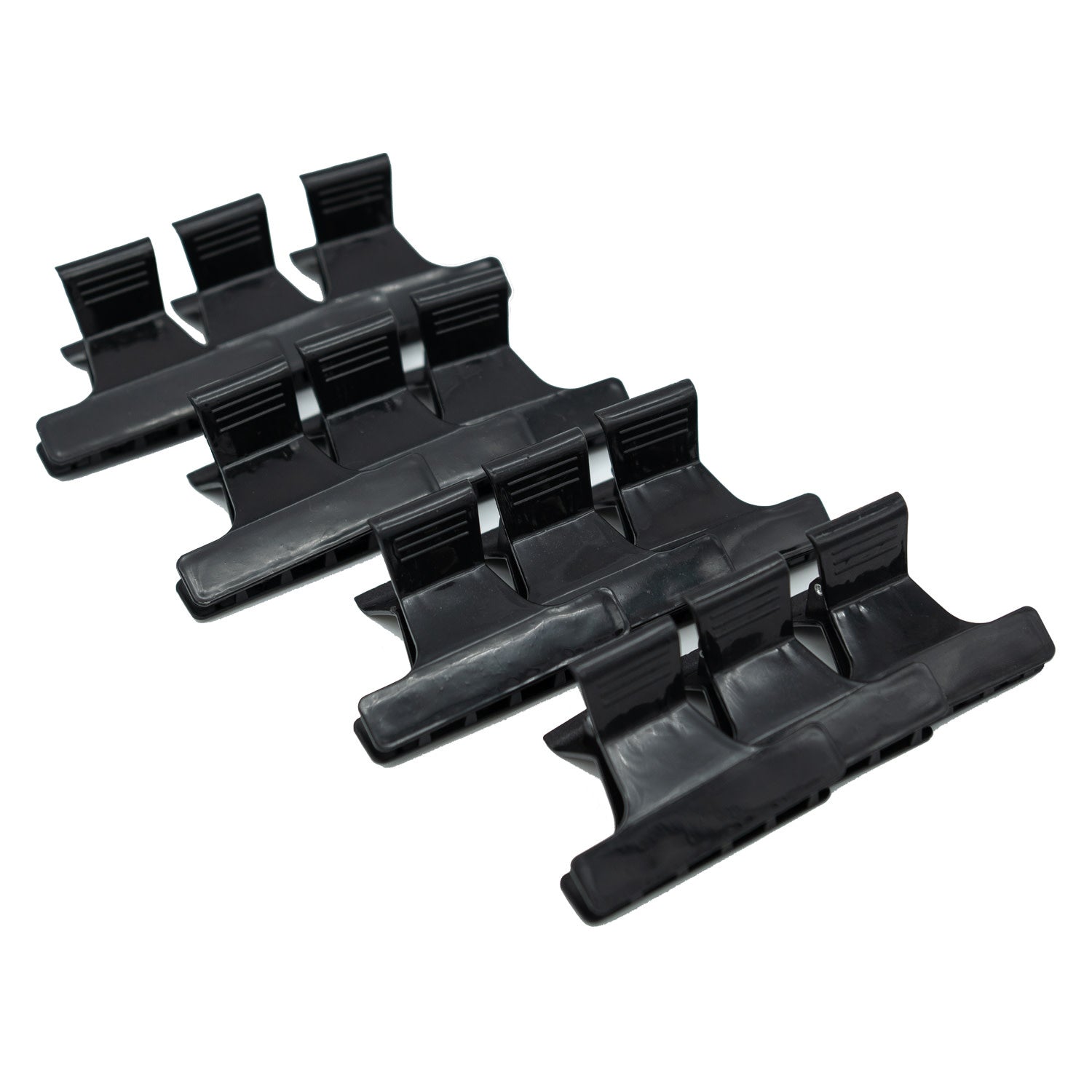 EPC - Pinces à mâchoires en plastique noir 12pcs