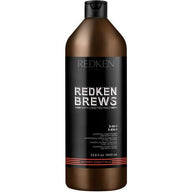 Redken - Brews - 3-En-1 Shampooing, Revitalisant & Nettoyant 1L